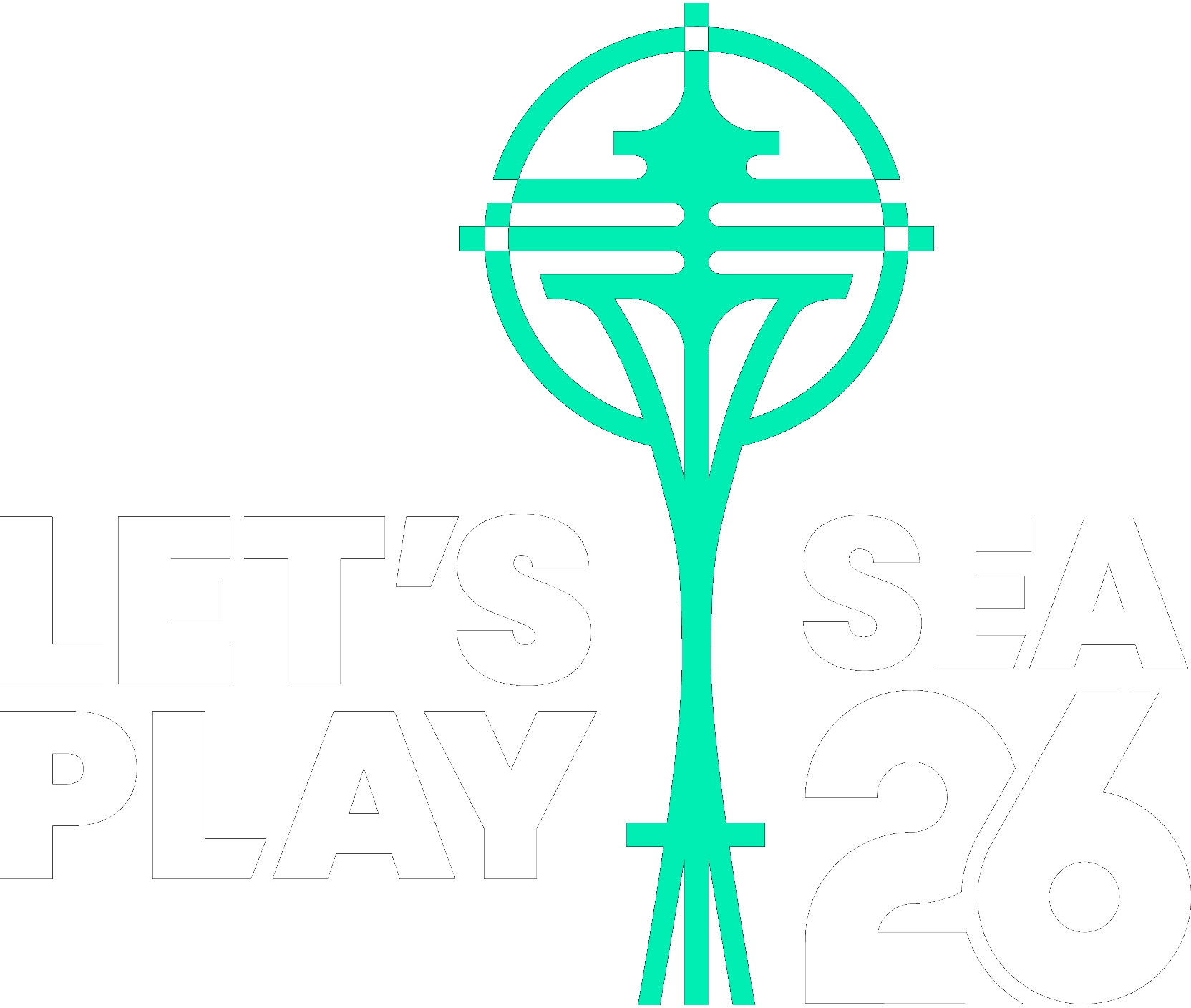 a green and white logo